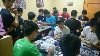 Picture of Youth playing card games